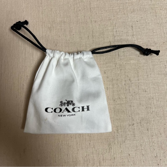 Coach Signature C Link Drop Earrings NWT - Picture 6 of 8